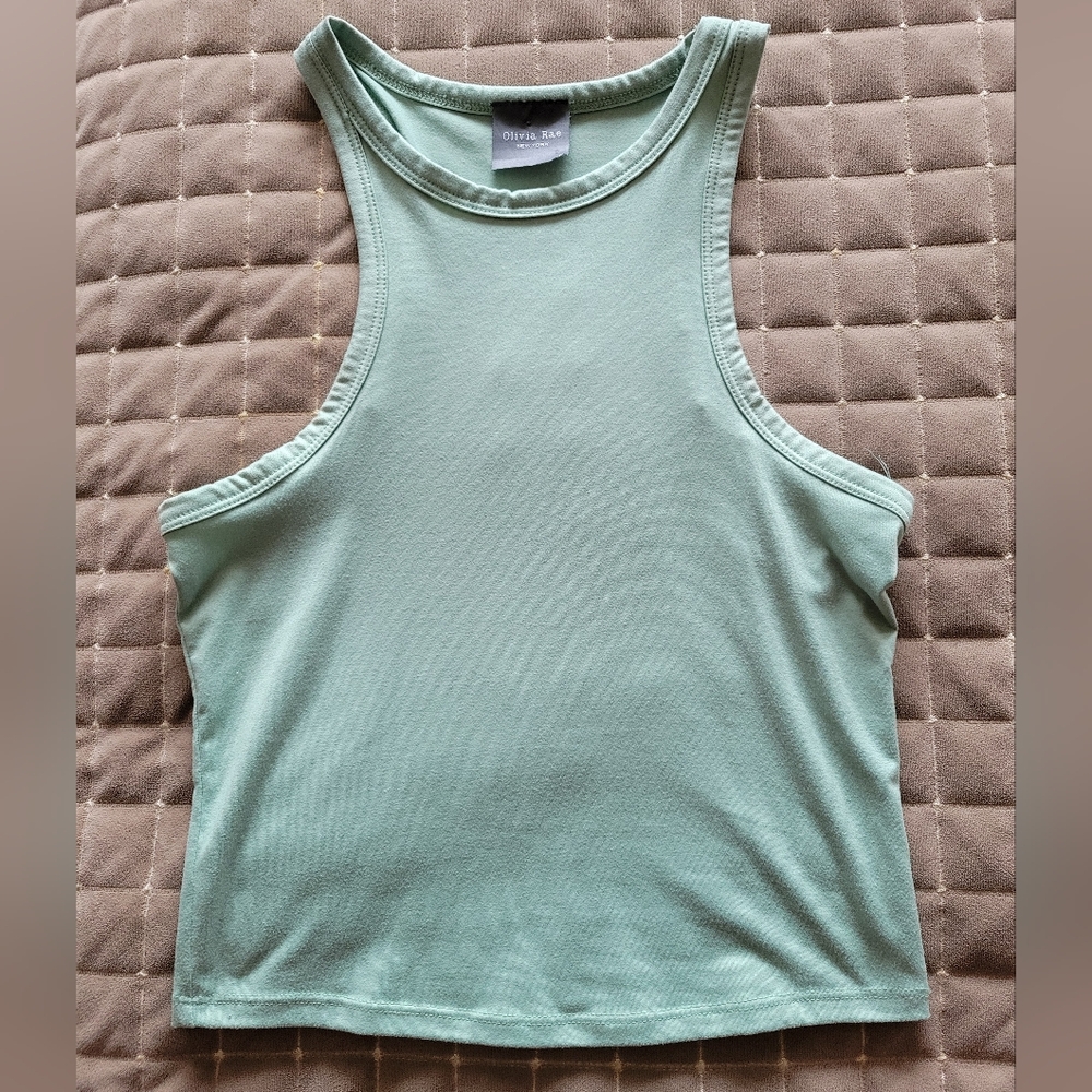 Olivia Rae Sage Green Tank Top